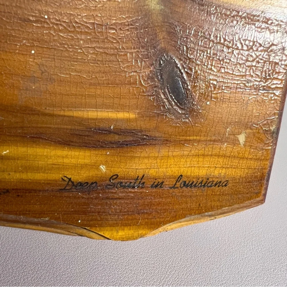 Vintage Handcrafted Jewelry Box W/ Hook Lock 